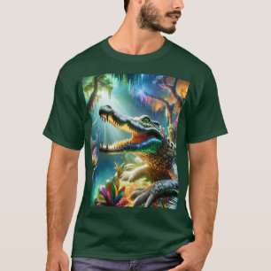 Camiseta Selva Crocodilo Encantada Fantasy