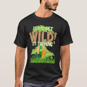 Camiseta Selva Cura Safari 9º Aniversário Presente 9 Anos B