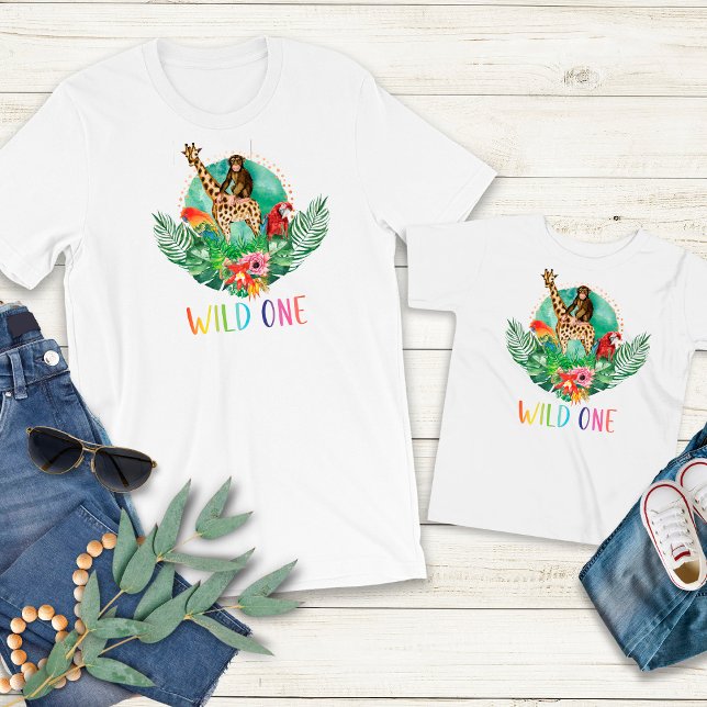 Camiseta Selva Uma Selva Safari Animais Moderna (Criador carregado)