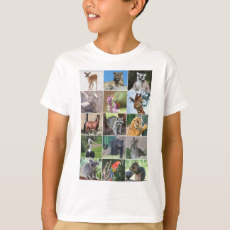 Camiseta Selvagem 15 Animais Picados na Natureza