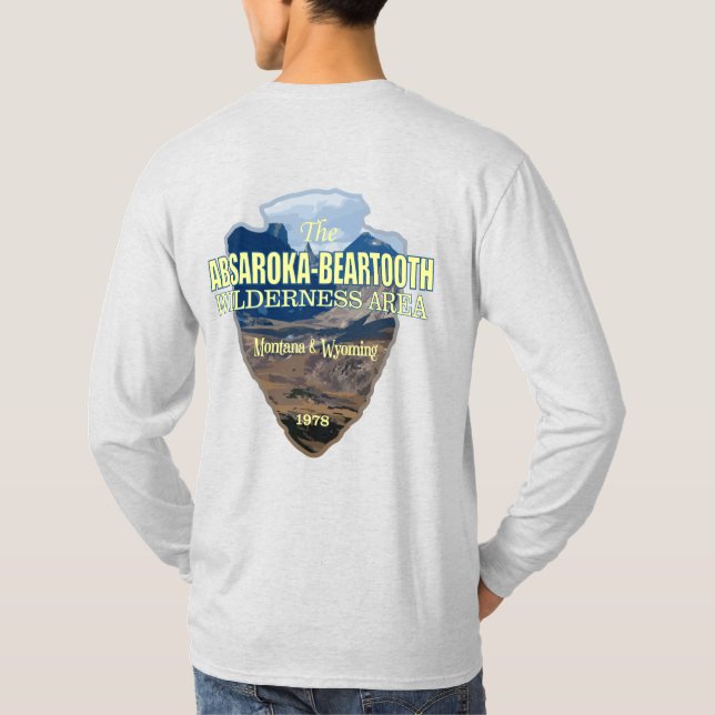 Camiseta Selvagem Absaroka-Beartooth (Ponta de Arco) (Verso)