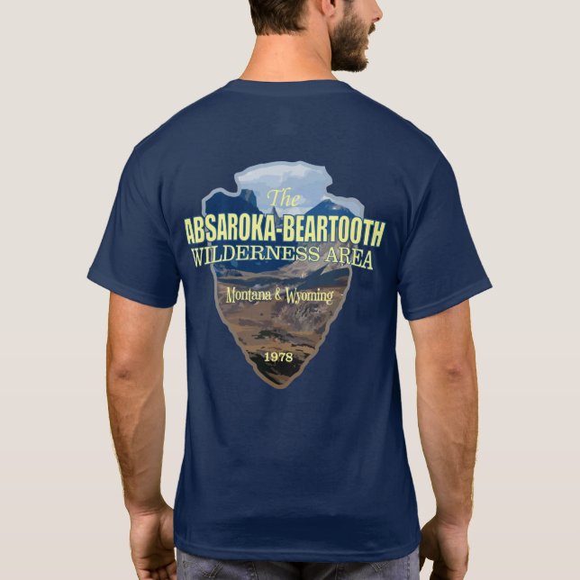 Camiseta Selvagem Absaroka-Beartooth (Ponta de Arco) (Verso)