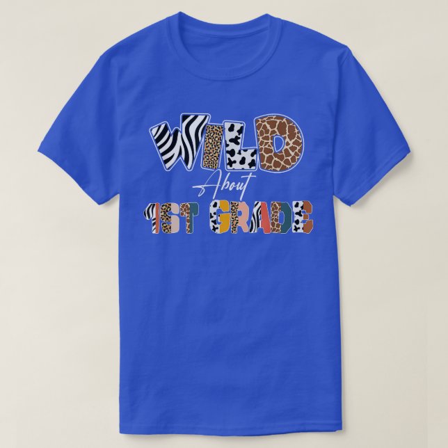 Camiseta Selvagem Cerca De 1 rua De Volta Para O Leopardo D (Frente do Design)