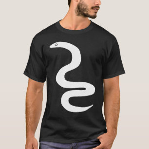 Camiseta Selvagem Cobra Selvagem de animais Silhouette