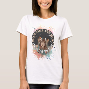 Camiseta Selvagem como o Vento, Forte como o Rio Personal