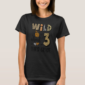 Camiseta Selvagem De 3º Ano De Volta Ao Estudante