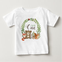 Camiseta Selvagem de Animais da Floresta de Um pri