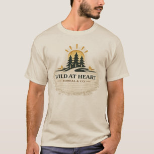 Camiseta Selvagem de Coração