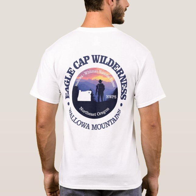 Camiseta Selvagem do Boné da águia (rd2) (Verso)
