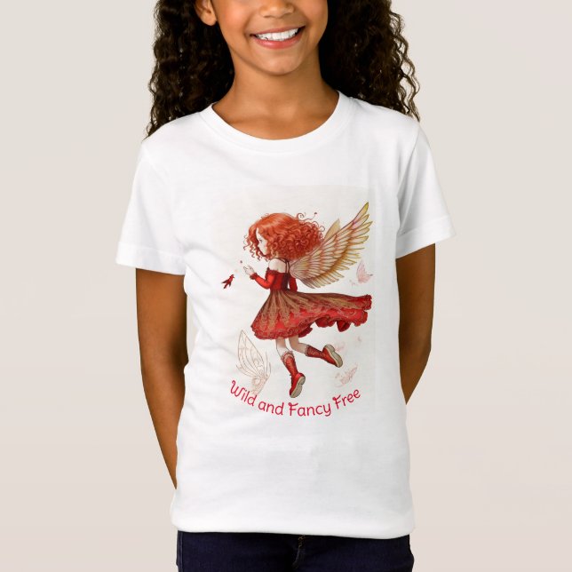 Camiseta Selvagem e Fantasioso Conto de Fadas Vermelho Capr (Frente)
