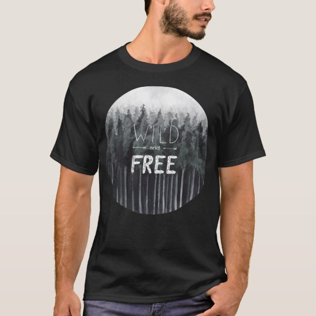 Camiseta Selvagem e Livre (Frente)