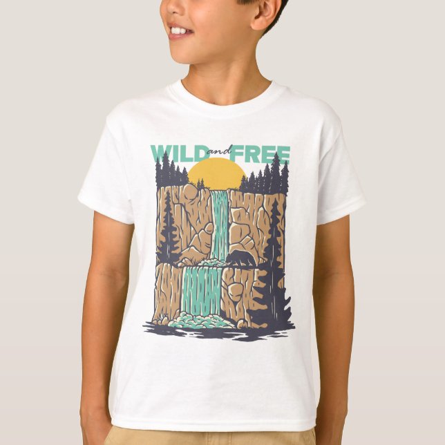 Camiseta Selvagem e Livre (Frente)