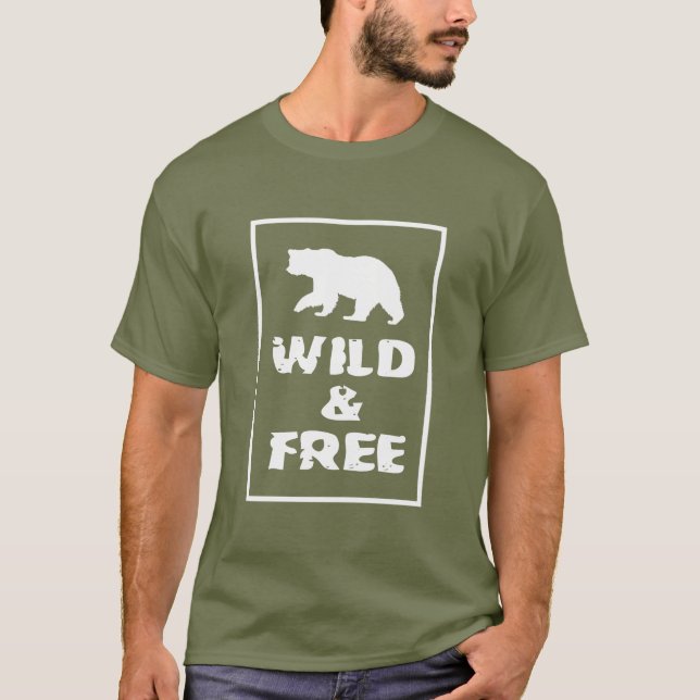 Camiseta Selvagem E Livre (Frente)