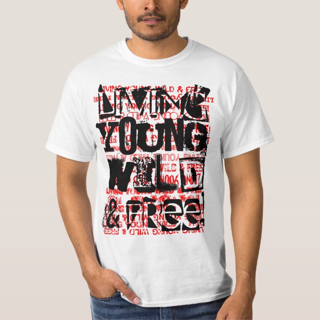 CAMISETA SELVAGEM E LIVRE NOVOS (Frente)
