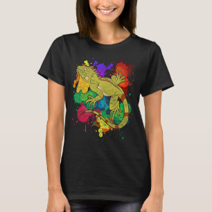 Camiseta Selvagem Exótica Lizard Animal Réptil Colorida I