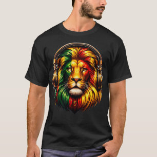 Camiseta Selvagem Lioness Animal Musical Lover Cute