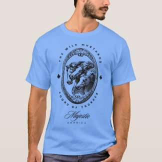 Camiseta Selvagem Mustangs Horse Lover