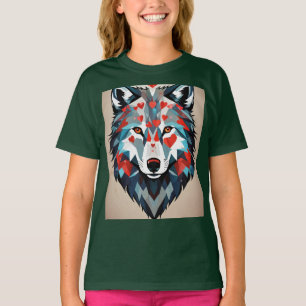 Camiseta "Selvagem no Coração: Amor do Lobo"