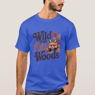 Camiseta Selvagem para design de outono amante da natureza