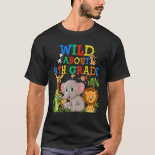 Camiseta Selvagem Sobre Animais Safari 6 Grau Selva De Volt