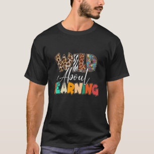 Camiseta Selvagem Sobre Aprender Safari De Volta À Escola