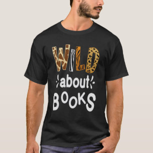 Camiseta Selvagem Sobre Bibliotecários De Livros Livro E Le