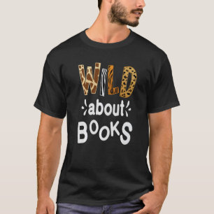 Camiseta Selvagem Sobre Bibliotecários De Livros Livro E Le