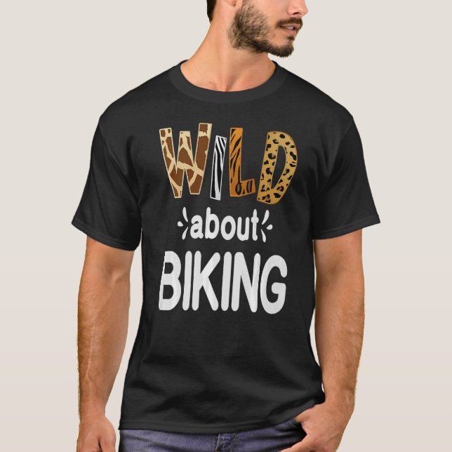 Camiseta Selvagem Sobre Biking (Frente)