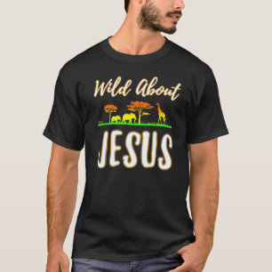 Camiseta Selvagem Sobre Jesus VBS Domingo Professor Pastor