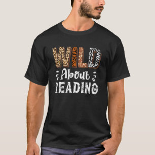 Camiseta Selvagem Sobre Leitura De Livros Leitor De Animais