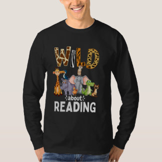 Camiseta Selvagem Sobre Leitura, Leitura De Livros E Leitur