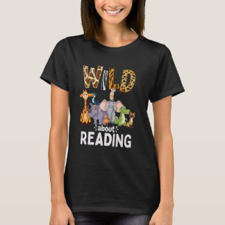Camiseta Selvagem Sobre Leitura, Leitura De Livros E Leitur