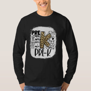 Camiseta Selvagem Sobre Meninas Pré K Leopard Professoras D