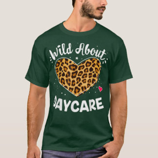 Camiseta Selvagem Sobre O Jardim da Infância Leopardo P