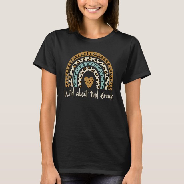 Camiseta Selvagem Sobre O Segundo segundo Da Classe Leopard (Frente)