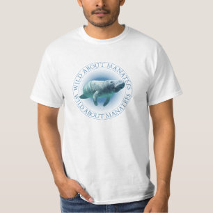 Camiseta Selvagem sobre peixes-boi