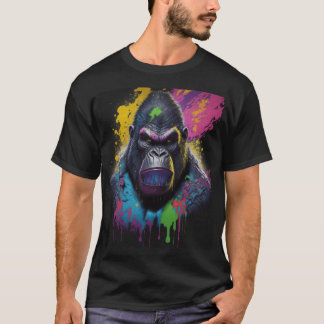Camiseta "Selvagem Urbana: Teto de Tinta de Epe Vibrante"