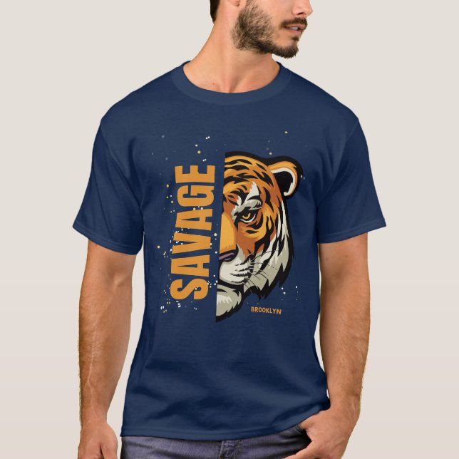 Camiseta selvagens+cats+shirt (Frente)