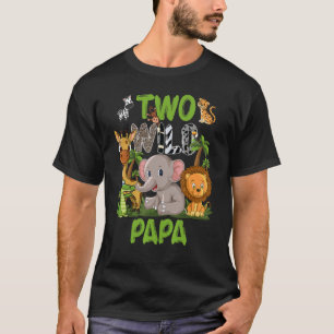 Camiseta Selvagens Dois Papá Zoo Aniversário Safari Selva A