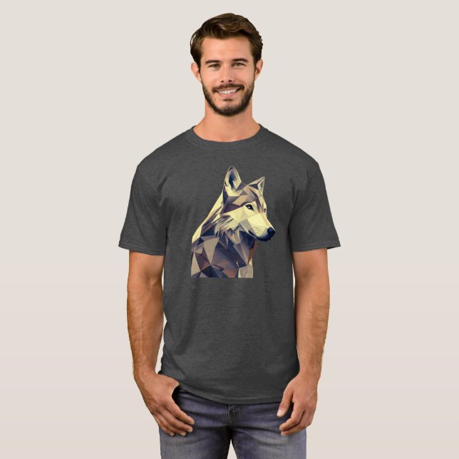 Camiseta Selvageria Moderna: Design Geométrico Abstrato de  (Frente Completa)
