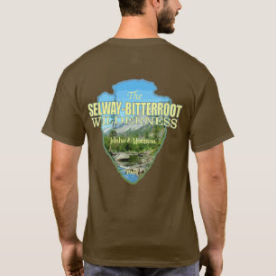 Camiseta Selway-Bitterroot Wilderness (Ponta de flecha)
