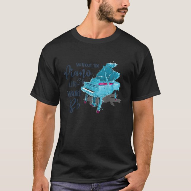 Camiseta Sem a vida do PIANO, BB T-Shirt_1 (Frente)