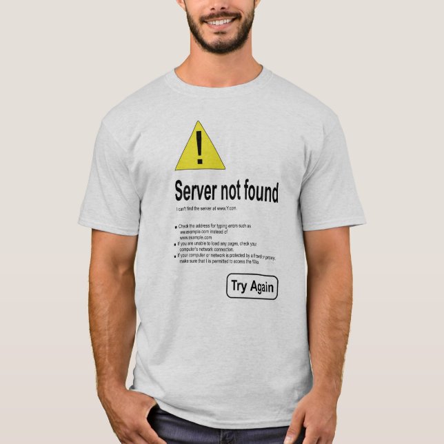 Camiseta sem acesso à Internet (Frente)