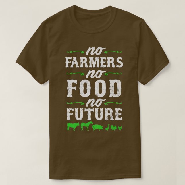 Camiseta Sem Agricultores Sem Comida Sem Futuro (Frente do Design)