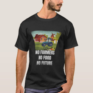 Camiseta Sem Agricultores Sem Comida Sem Futuro Apoie Agric