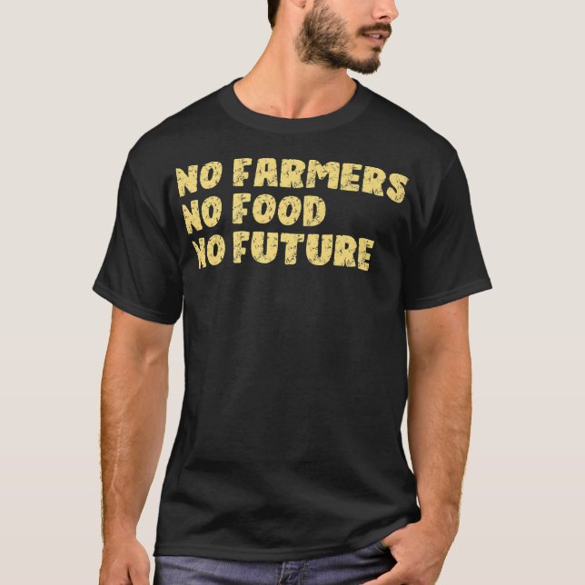 Camiseta Sem Agricultores Sem Comida Sem Prêmio à Agricultu (Frente)
