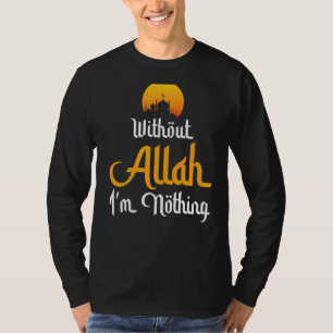 Camiseta Sem Alá não sou muçulmano islâmico