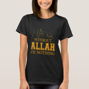 Camiseta Sem Alá não sou muçulmano islâmico
