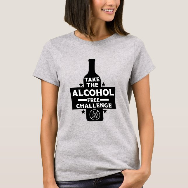 Camiseta Sem Álcool E Sóbrio (Frente)