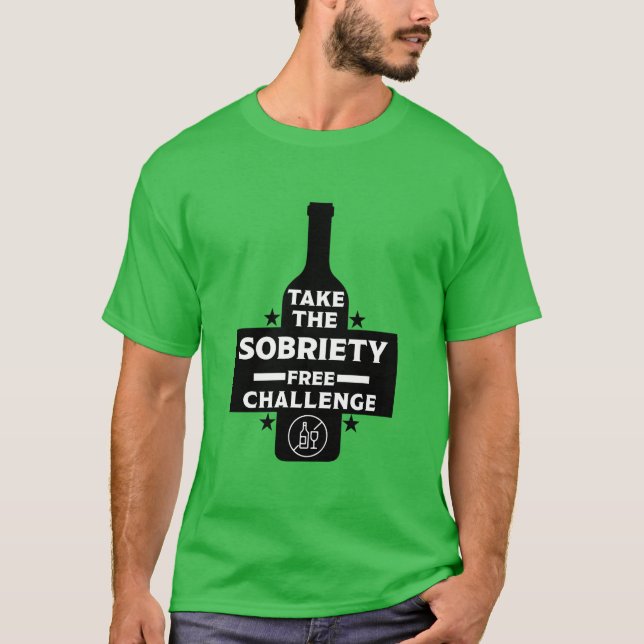 Camiseta Sem Álcool E Sóbrio (Frente)